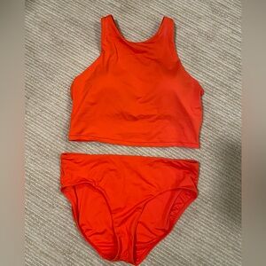 Athleta High Neck Swimsuit